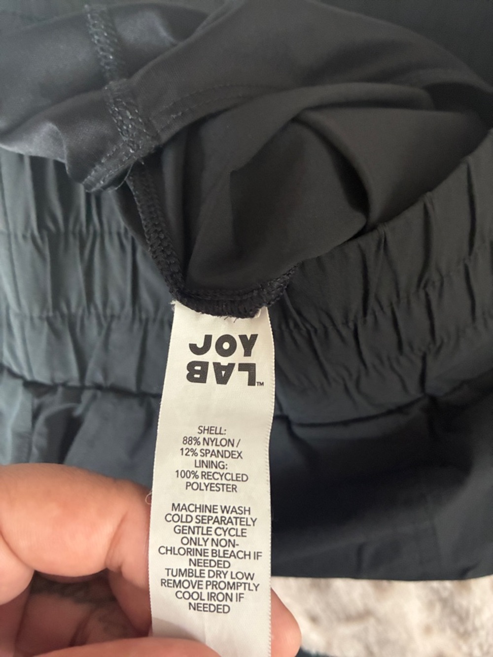 JoyLab Women’s Black High-Waist Athletic Shorts - Picture 7 of 9